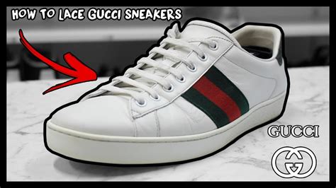 gucci sneakers replacement laces|Gucci designer low top sneakers.